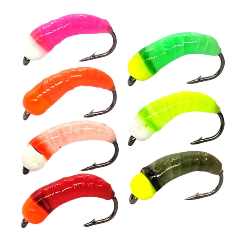 

5Pcs Beads Head Nymph Baits Freshwater Saltwater Fast Sinking Lures Swimbaits N58B