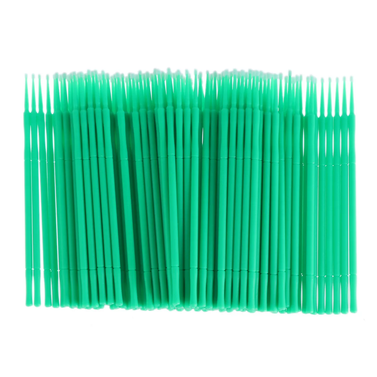 

100pcs Disposable Micro Applicator Brush For Eyelash Extension Removal Non-Linting Makeup Tools Salon Home Use Green 2Mm