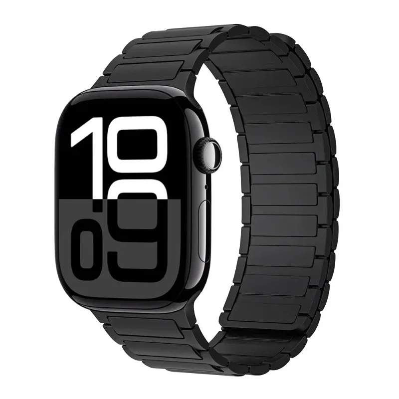 Силиконовый ремешок + чехол для Apple Watch Ultra3/2 49 мм 11 10 46/42 мм Магнитный сменный ремешок iWatch 9 8 7 45/41 мм 6 5 SE3 44 мм/40 мм