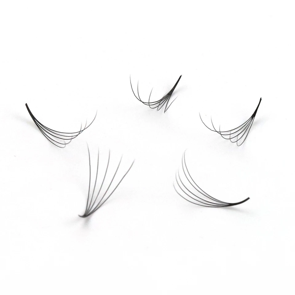 Gemischte lose Fächer wimpern spitze Basis vorgefertigtes Volumen falsche Augen Seiden wimpern Fans dünne schlanke Basis vorgefertigte Volumen Wimpern verlängerungen – Detail 18