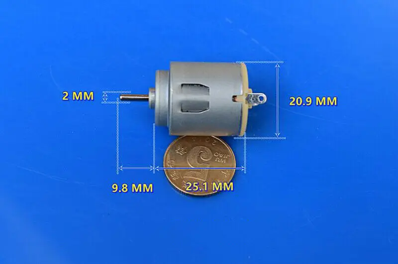 Mabuchi  RE-140RA-12240 Motor DC 6V-12V 16500RPM High Speed Mini R140 Motor DIY Toy Car Boat