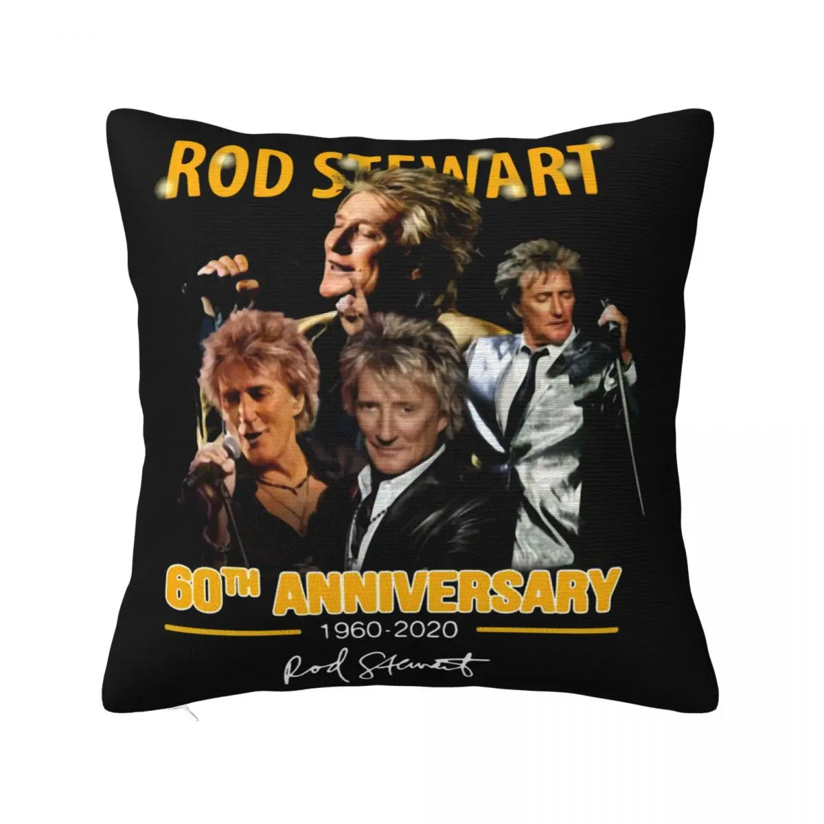 Rare Neu 8499 Rod Stewart The Hits Tour 2020 Size Grose S 2Xl Brand Swag Middle Aged Casual Fitness Pillow Case