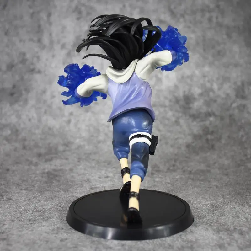 Figura de Naruto de Anime japonés de 16Cm, Hyuga Hinata, doble puño de León, modelo de figura de acción de Pvc, decoración de gabinete de escritorio para regalo de seguidores