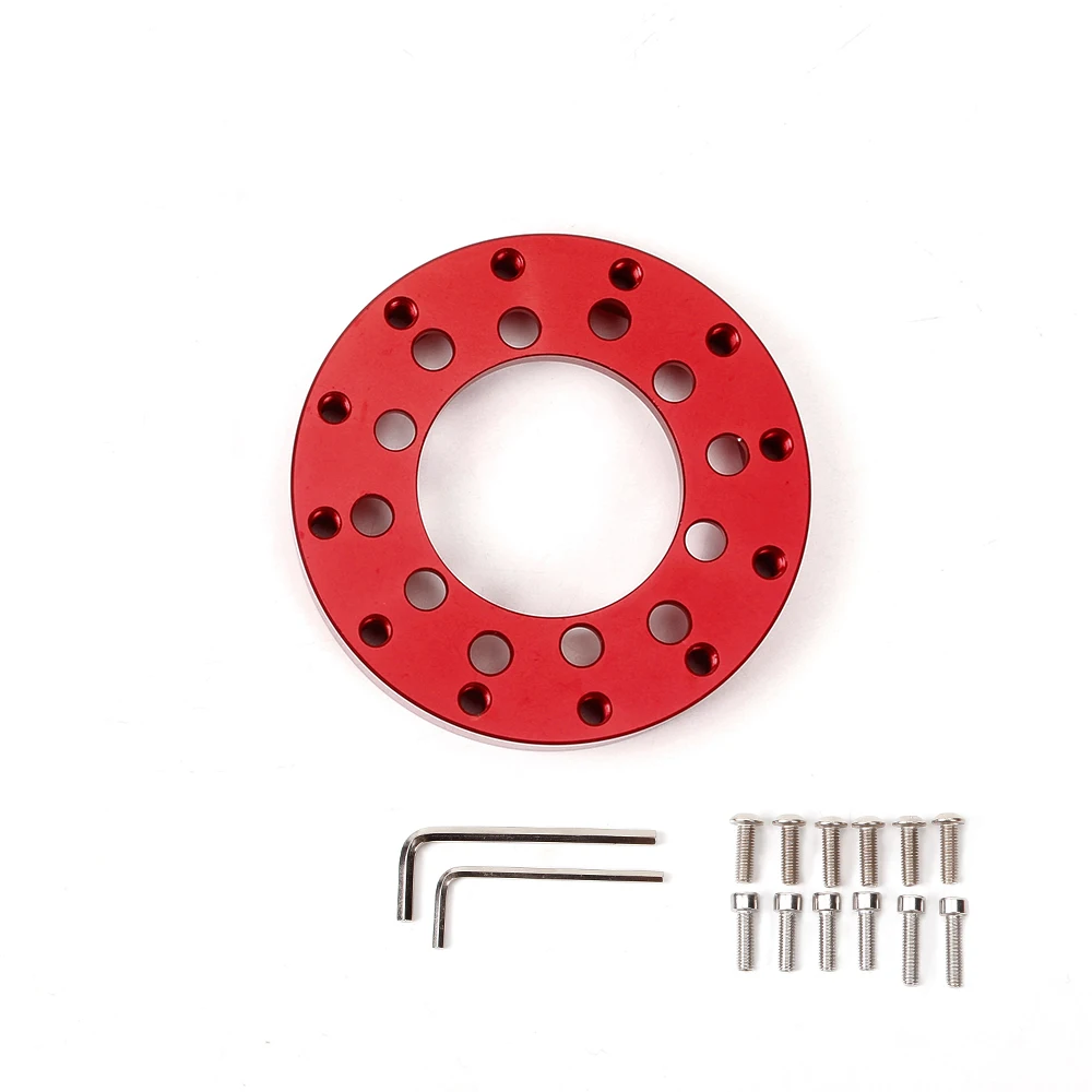 RASTP-24 Hole Adapter For Logitech G27 G25 PCD Racing Car Game Modificatio Steering Wheel Adapter Plate 70MM RS-QR036