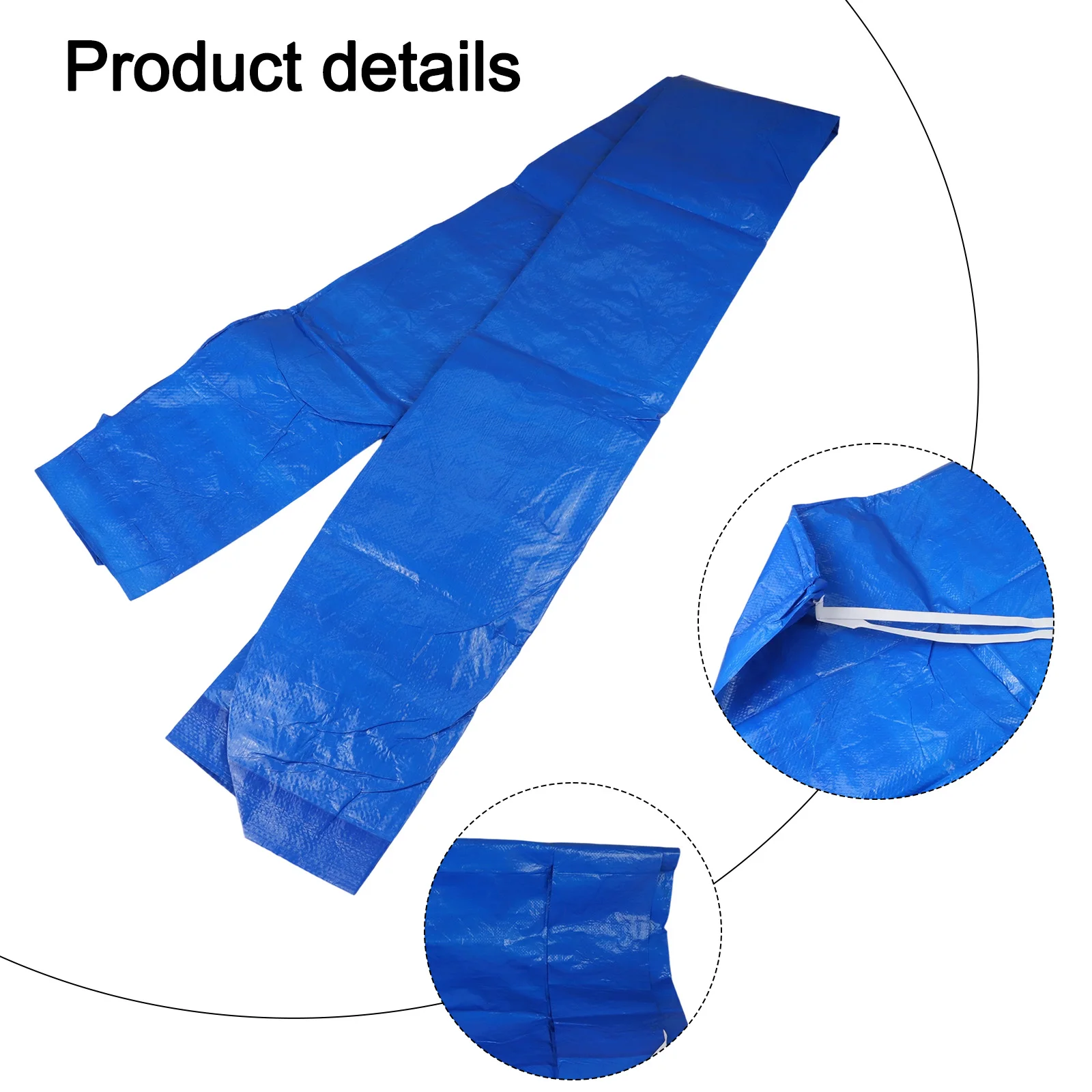 Rainproof Pool Cover Rectangular Pool Cover Pool Maintenance Outdoor Pool Cover Hassle-Free Installation 460 230 25cm