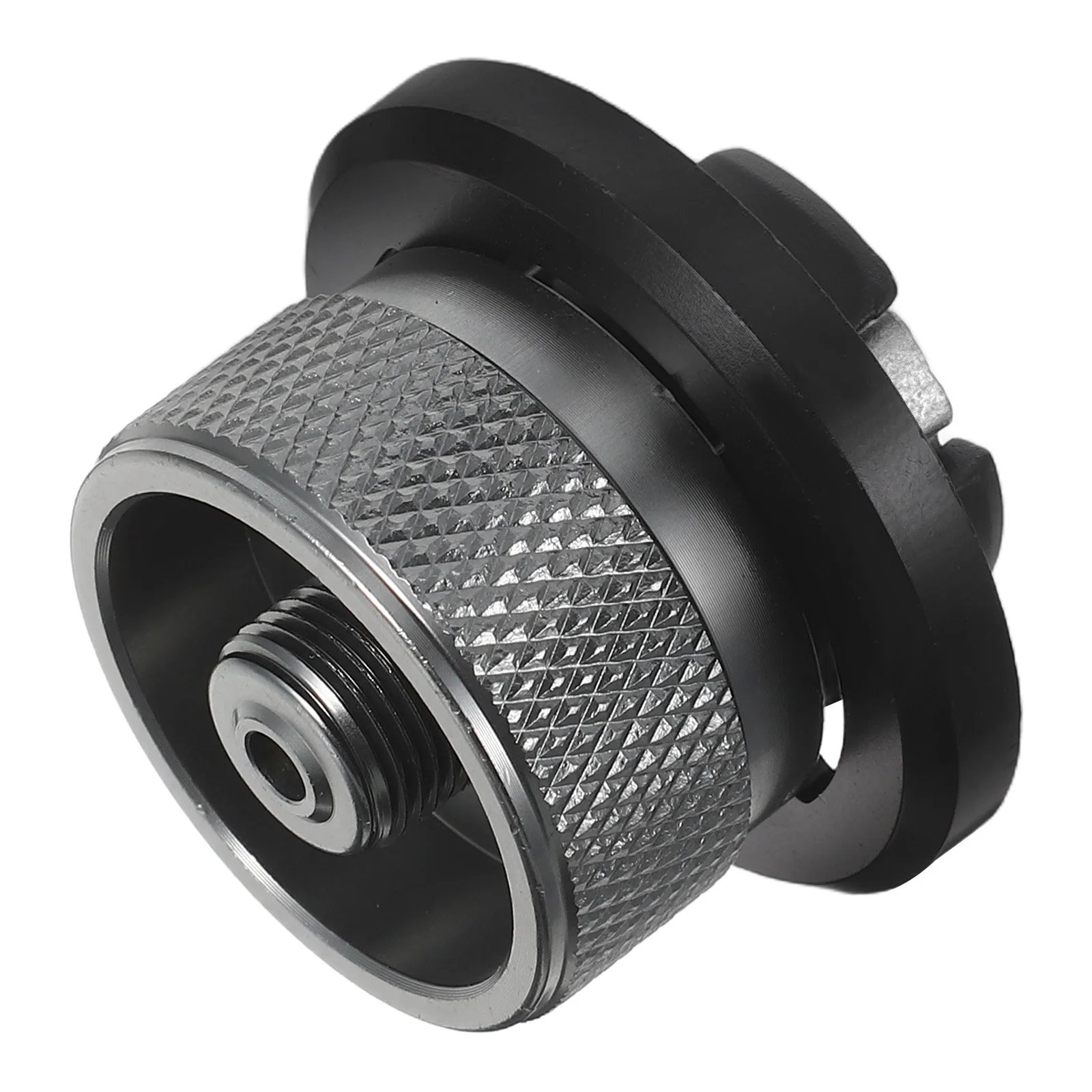 

1pc Gas Tank Converter Compact Propane Adapter For Camping Stove Outdoor Cooking Aluminum Alloy Cylinder Connector Lightweight