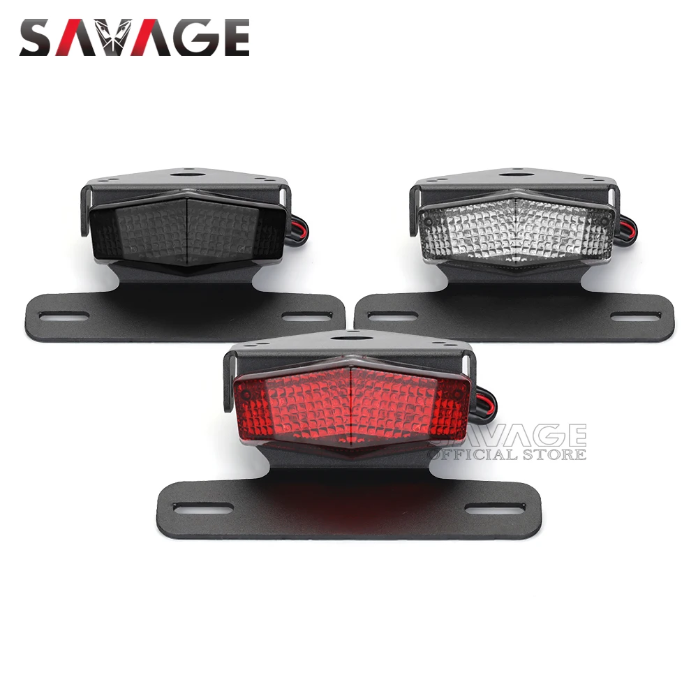 License Plate Holder LED Tail Light For HONDA XR 250R/400R XR250R XR400R 1996-2008 Motard Motorcycle Tail Tidy Fender Eliminator