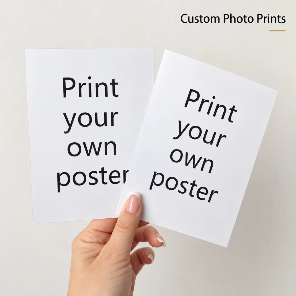 A Personalized Photo Printing Option Available in Various Sizes—A Unique Photo Gift Suitable for Any Occasion.