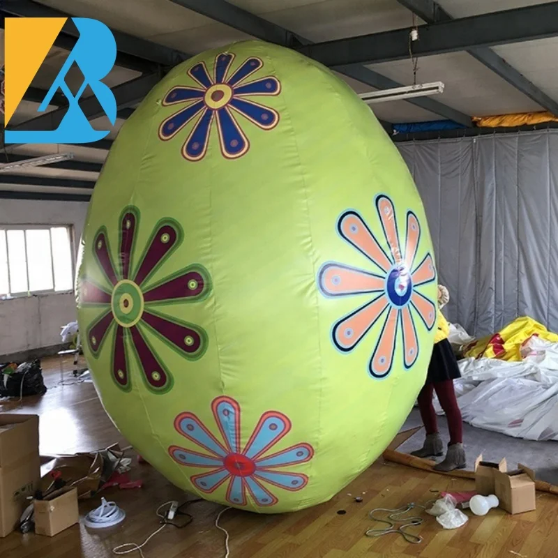 Custom Made Event Supply Large Inflatable Easter Egg for City Festivals Toys