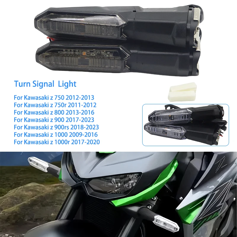 

LED Turn Signal Light For Kawasaki Z750 Z750R Z800 Z900 Z900RS Z1000 Z1000R Motorcycle Accessories Indicator Blinker