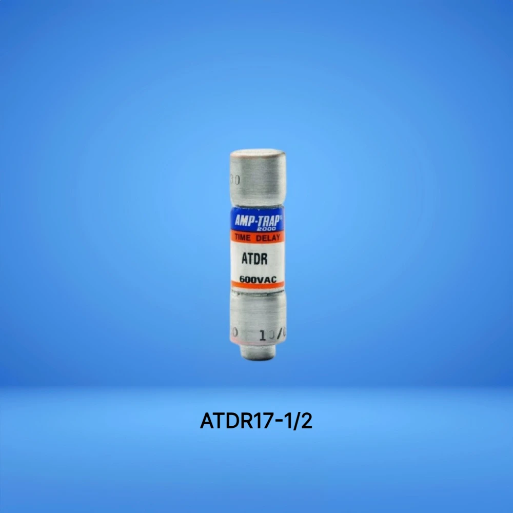 ATDR17-1/2 Class CC Time-Delay Current Limiting Cartridge Fuse 17.5A 600VAC Motor PLC Circuit Protection 1Pcs OEM