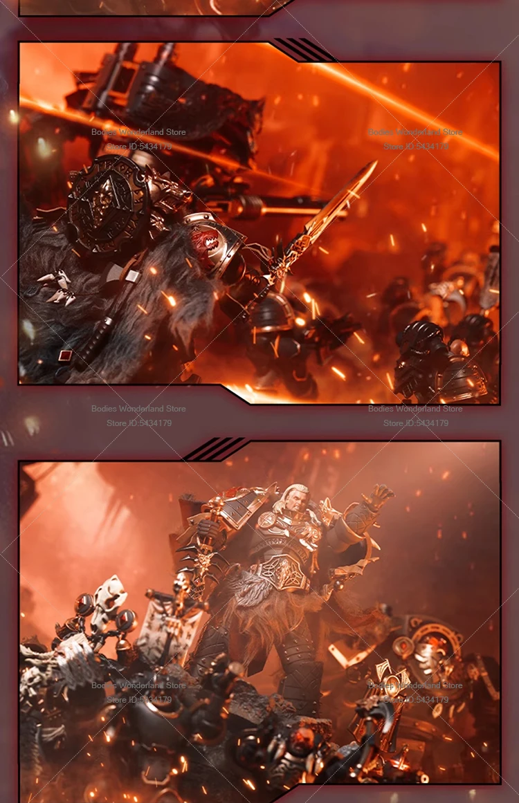 Cape en peluche Leman Russ, échelle 1/18, loups spatiaux, modèle de la Légion de la primaarque de VI, vêtements pour figurine d'action de 18cm, corps de poupée ﻿