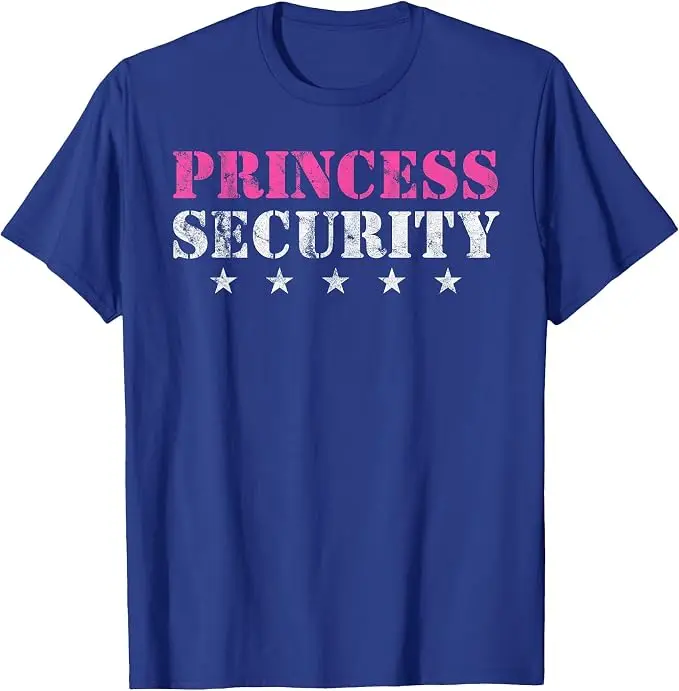 Prinzessinnen-Sicherheits-Geburtstagsparty Lustiges Papa-Mädchen-Freund-T-Shirt Y2k Herrenmode Vater-Ehemann Neuheit Geschenk Persönlichkeits-T-Shirt – Detail 10