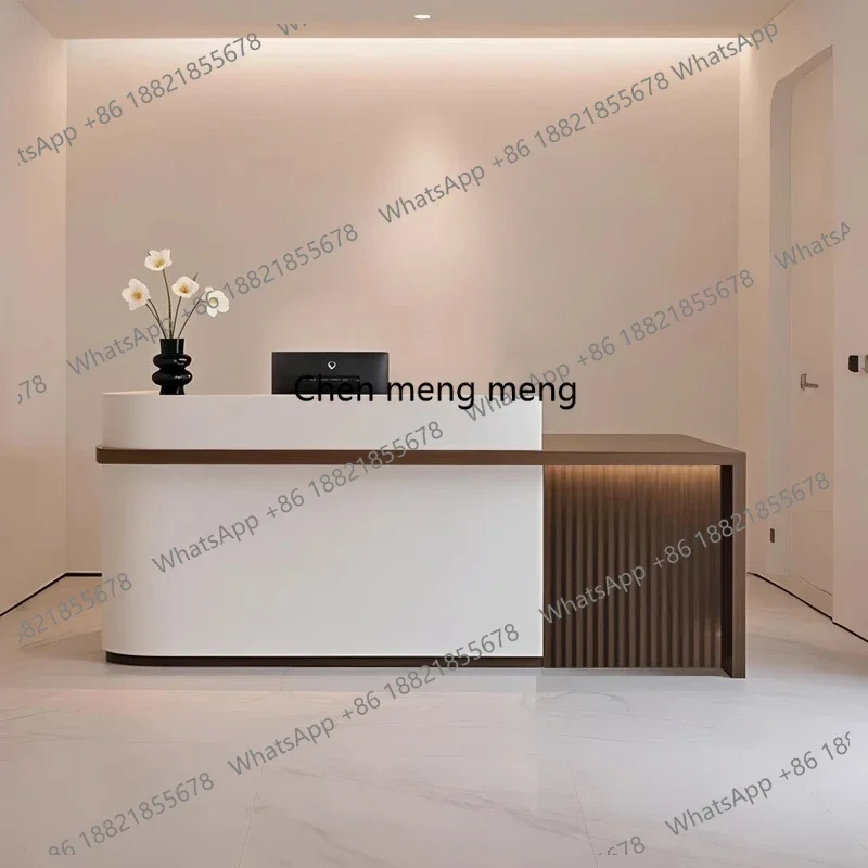 cc182Licht Luxus Schönheitssalon Rezeption Kleidung Kasse Chinesisches Teehaus Bartheke High-End-Unternehmen Empfang Cou