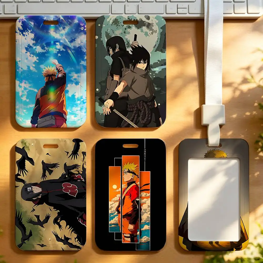 Classic Anime-N-naruto-S NFC Contactless Sliding Card Sleeve For Student Cards, Bus Cards, ID Cards, And Work Permits
