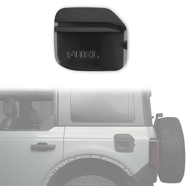 

XDS Up To Date LUMA ABS Plastic Black Fuel Tank Cap Trim Cover For Bronco 2021+ 2/4 Door Raptor Accessories