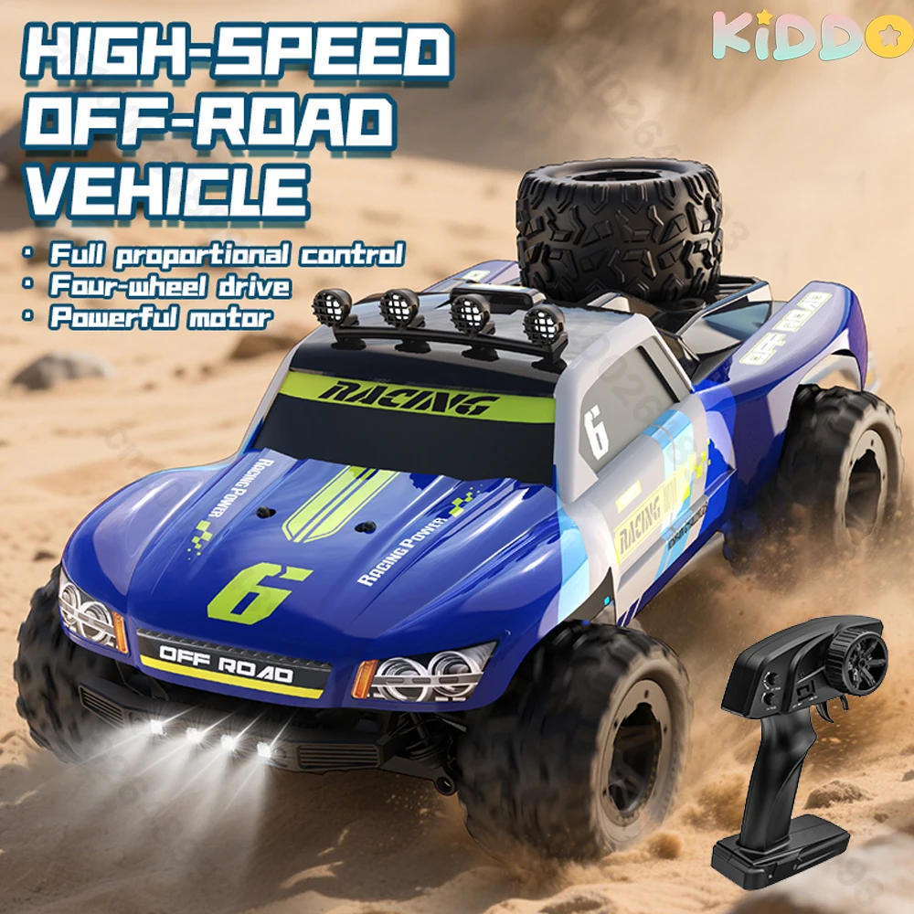 

KF19 RC Truck Off-road High-speed 30km/h Car 1:18 with LED lights Remote Control Climbing Remote Control Buggy Car Toys for Boys