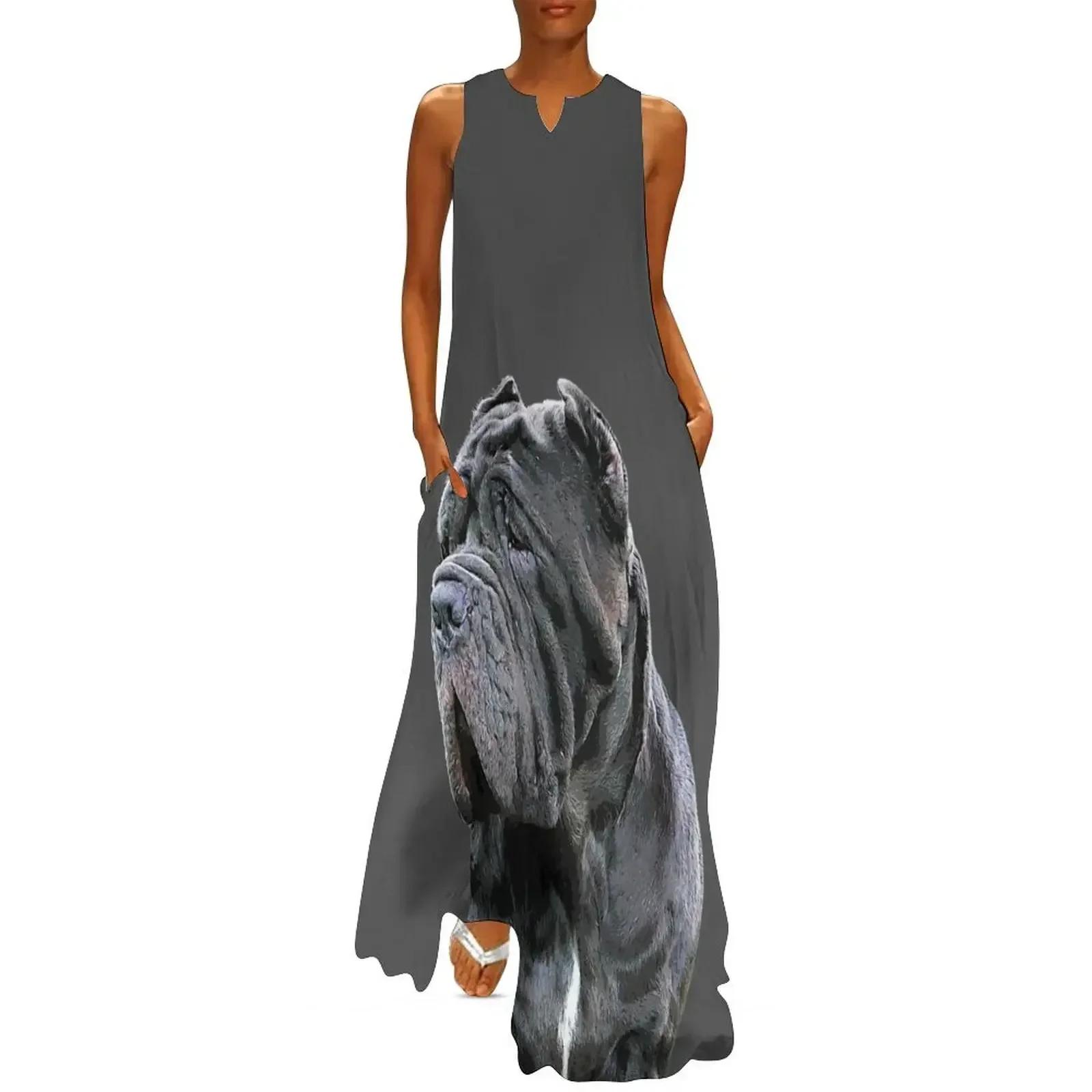 

Neapolitan Mastiff Dog Long Dress Women long dress women dress women evening wedding dresses for woman