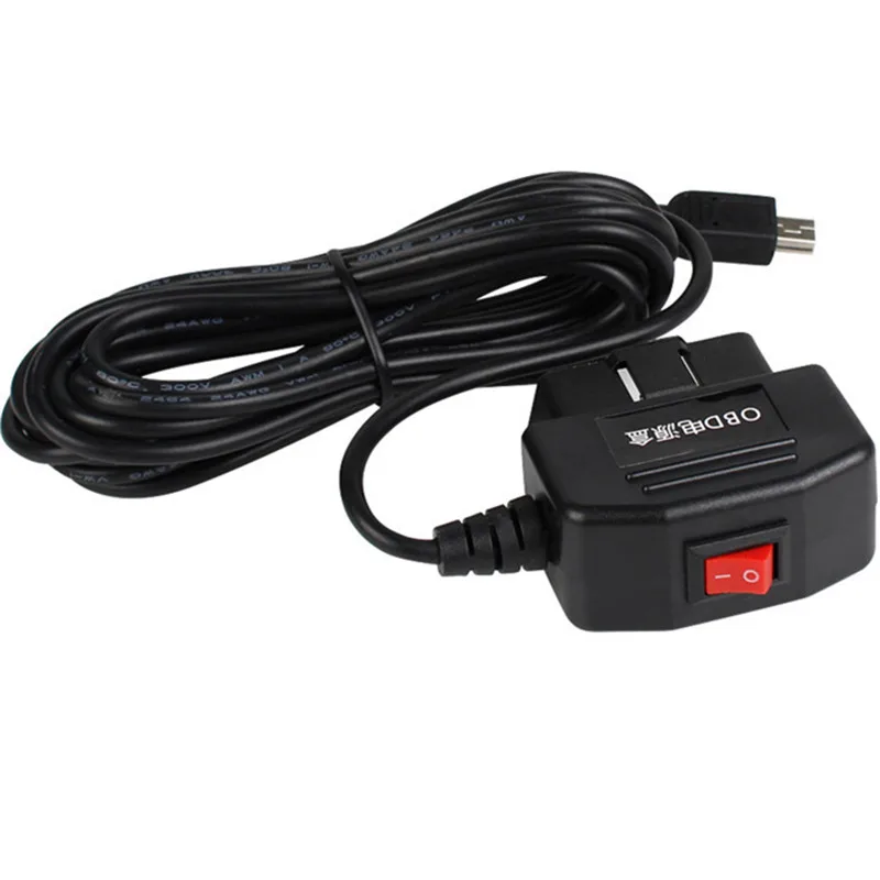 

24H Parking Accessories, Battery Protection OBD to Type C Charger Power Cable for Dash Camera, Car DVR,