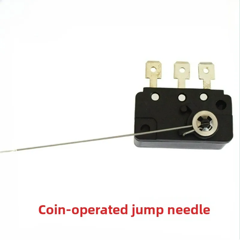 

Черный монетоприемник-переключатель с пружинным контактом, микропереключатель с самовозвратом, детали для монетоприемников с длинным штырем для игровых автоматов
