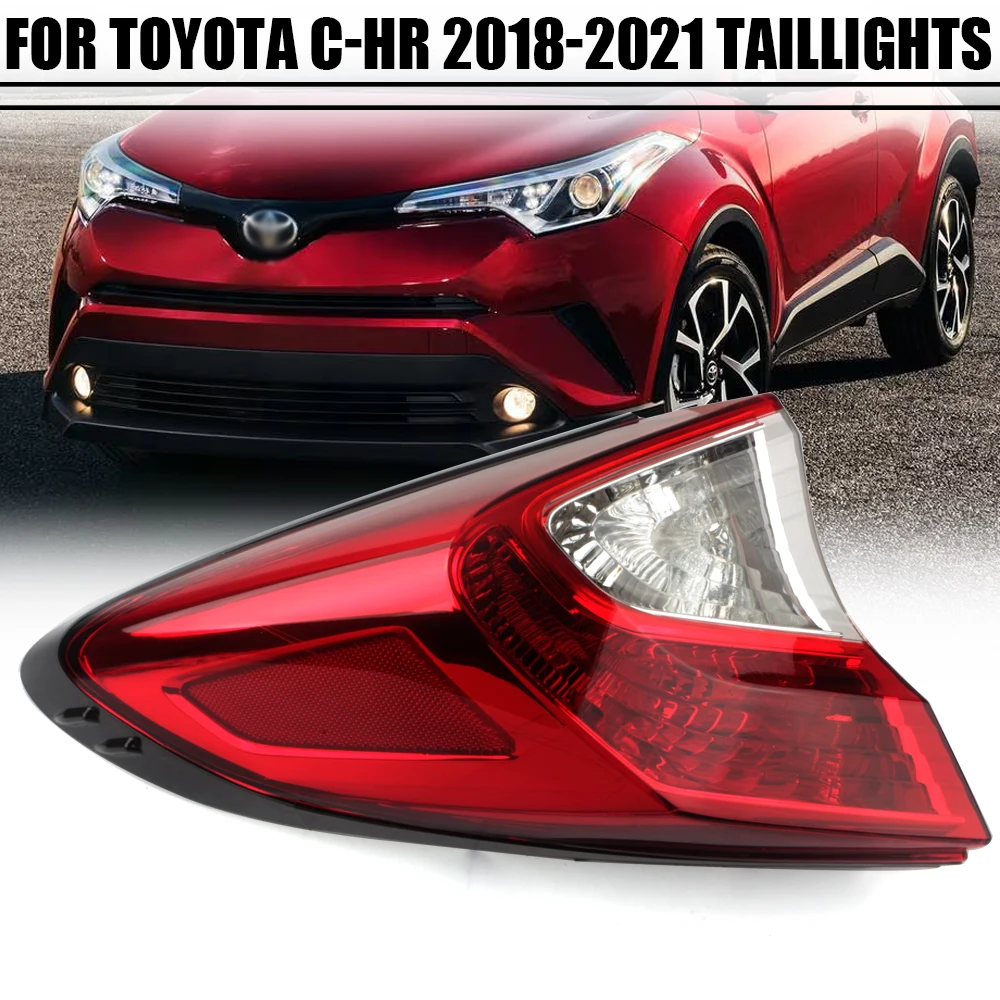 Left/Right Side Tail Lamp FOR TOYOTA CHR 2018 2019 2020 2021 Rear Tail Light Brake Lamp with