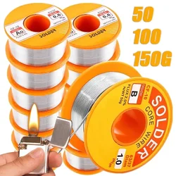 150/50G Low Temperature Easy Melt Solder Wire Metal Copper Iron Tin Alloy Welding Wires Soldering Cored Rods Bar Repairing Tools