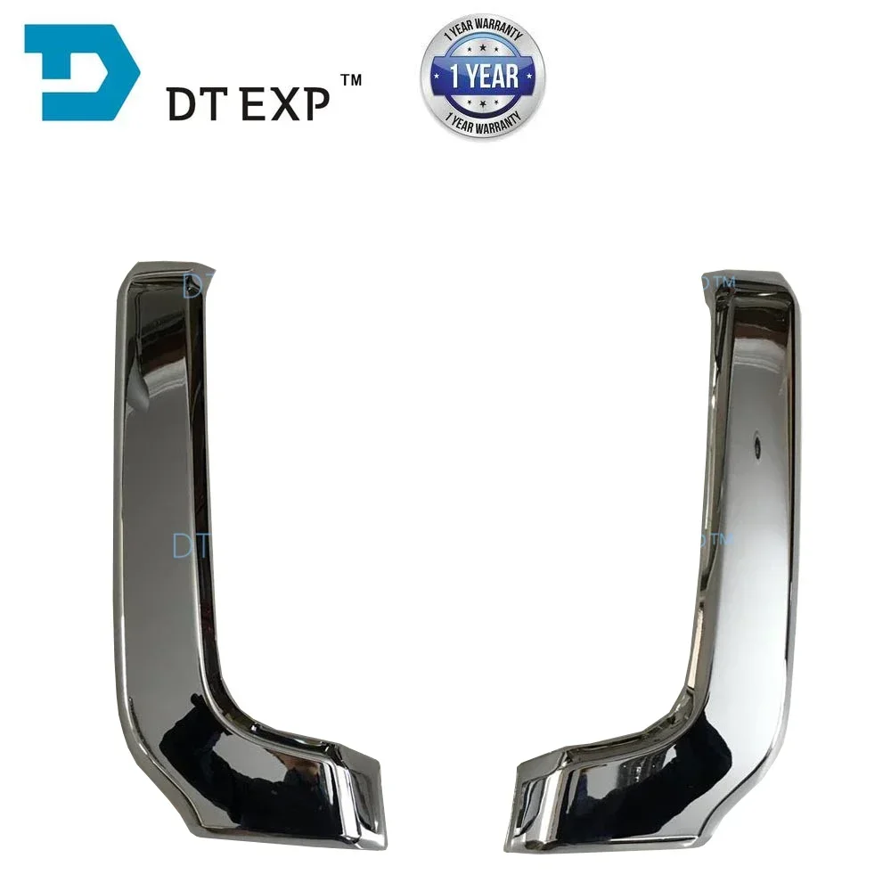 1 Pcs 2015-2020 Chrome Cover for Pajero V90 6407A121 Front Bumper Strip for Montero V80 Decoration Board for Shogun V97 V87 V93
