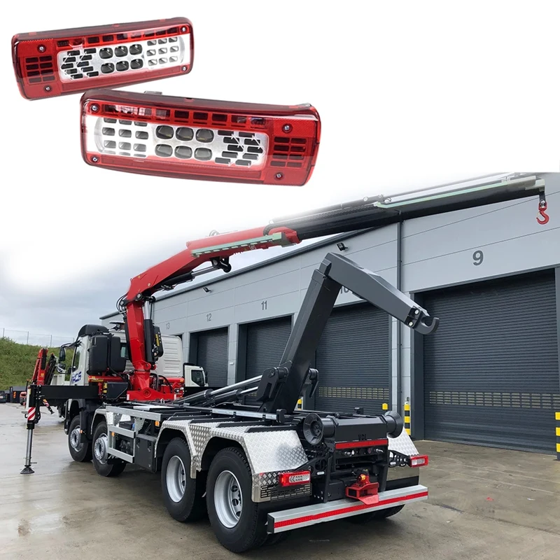 24V LED Truck Trailer Short Tail Light 82483073 82483074 For Volvo FMX 500 FM13 FH13 European Truck Body Accessories Kit