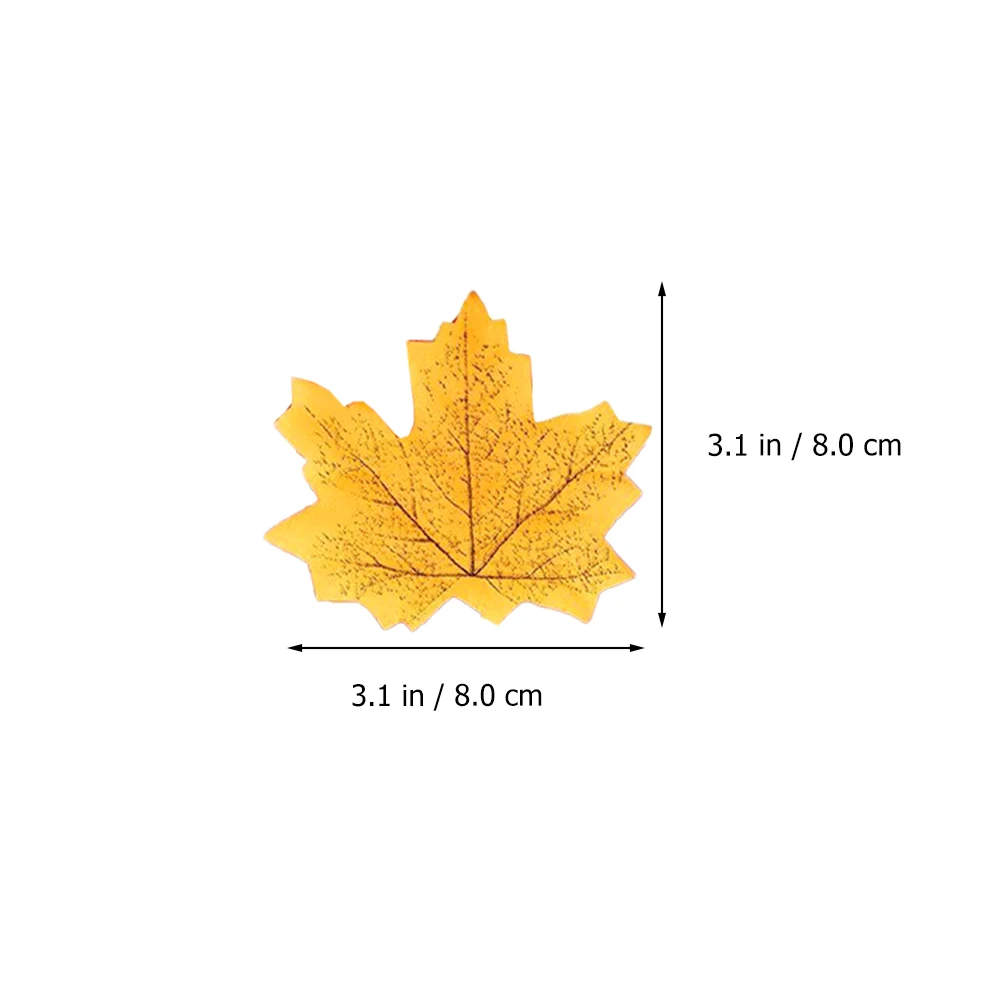 

800 Pcs Artificial Maple Leaves Decorations Fake Autumn Leaves Thanksgiving Wedding Table Supplies Home Party Wall FallFlowers