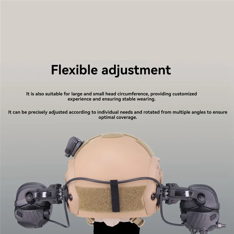 

Tactical Headset Anti-Noise Headphone Electronic Protection Earmuff Hunting Sports Tactical Headset Nrr25db-A54Q