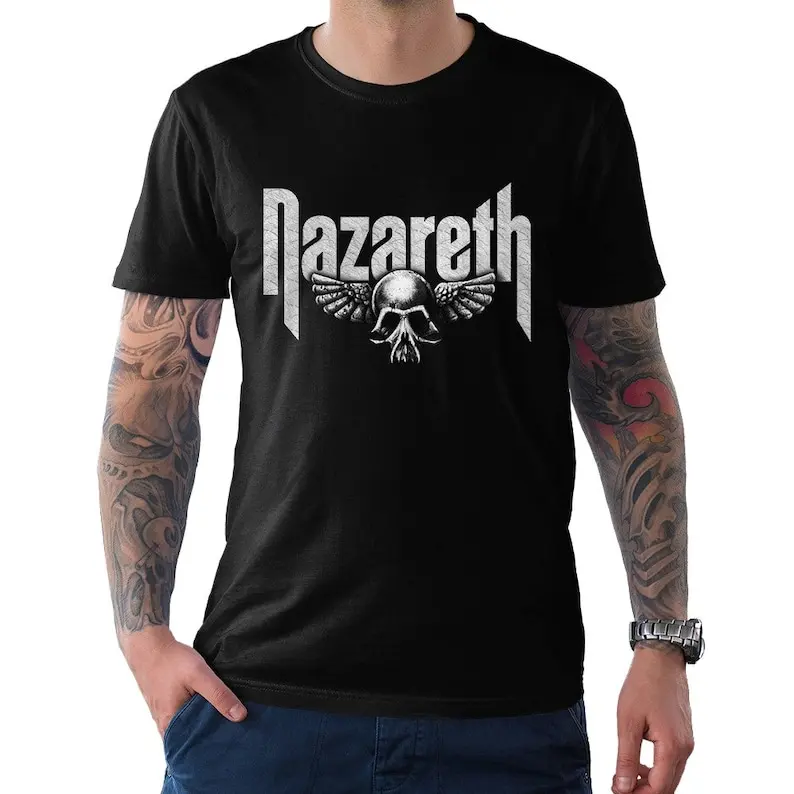 Nazareth T-Shirt Men's and Women's Sizes Adult Regular Fit O-Necked T-Shirt Classic T-Shirt Men's Clothing