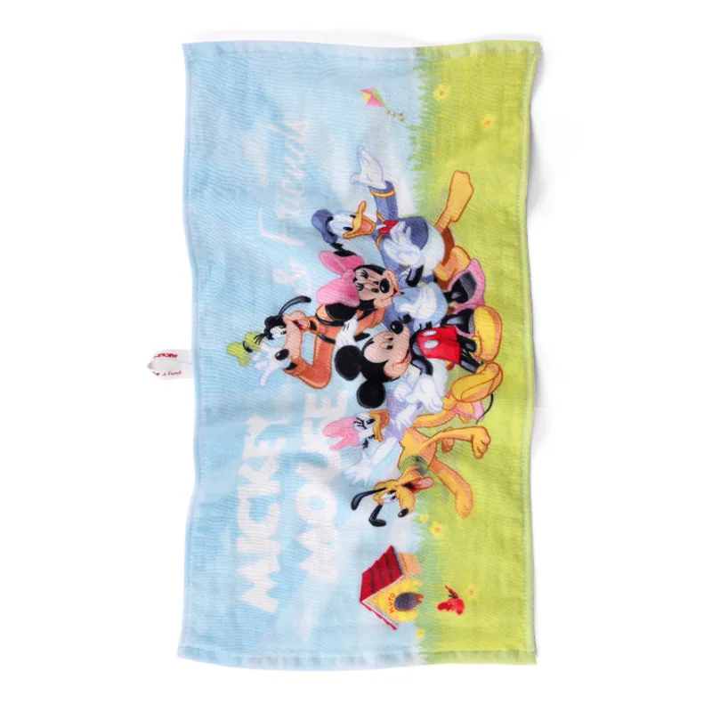 Disney Minnie Mickey Mouse Towel Cartoon Donald Duck Boy Girl Kids Baby Soft Water-Absorbing Quickdrying Face Towel 25x50cm