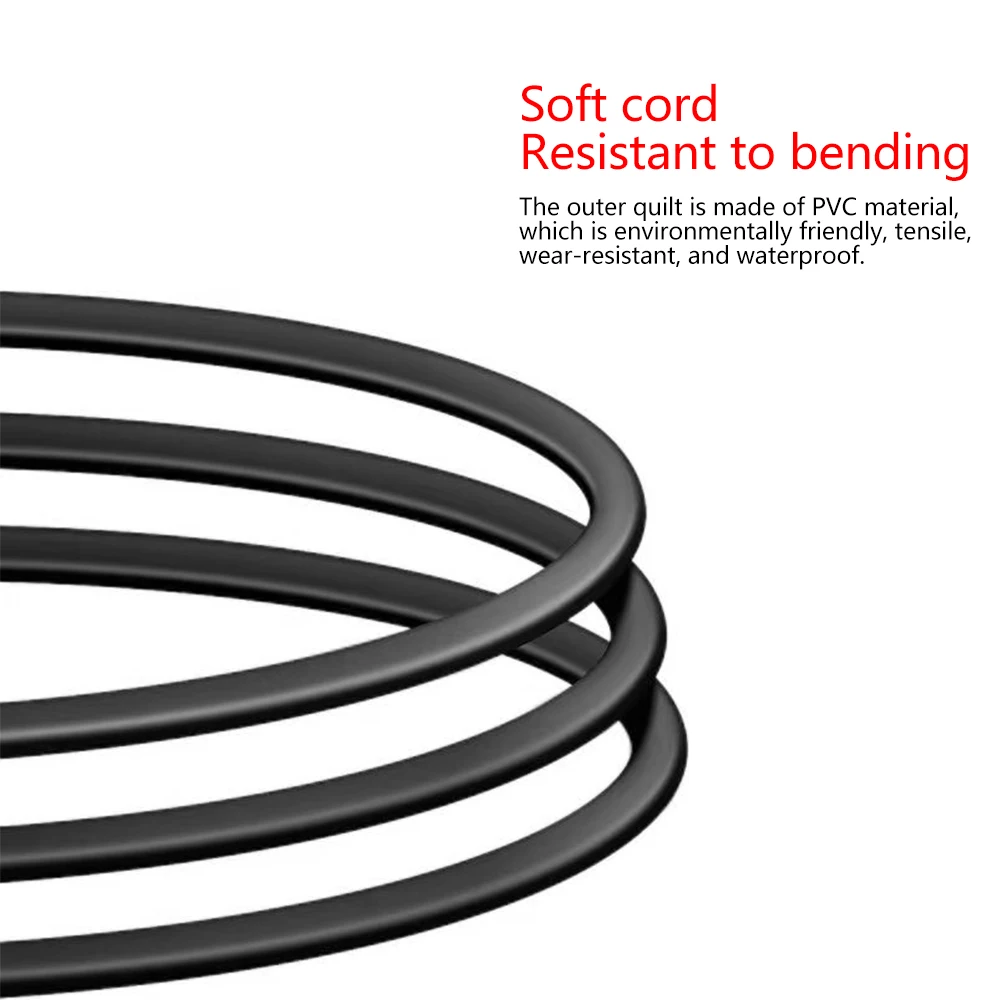 EU Power Cable 2 Porng Extension Cord C7 Figure 8 Euro Power Cord For Samsung LG Sony TV Monitor Power Supply PS3 XBox Charger