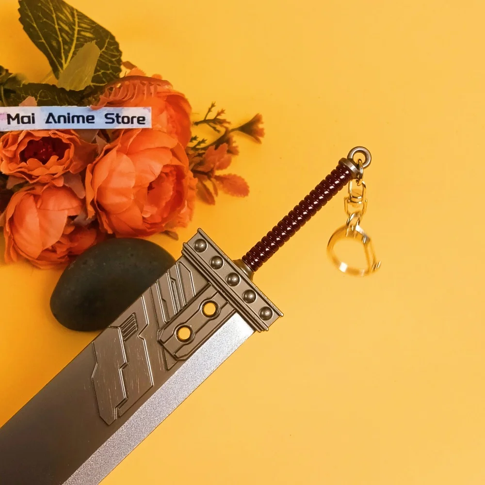 8.6인치 메탈 파이널 판타지 카타나 블레이드 듀란달 검 오리지널 사무라이 애니메이션 닌자 나이프 실물 크기 일본 카타나 장난감 선물