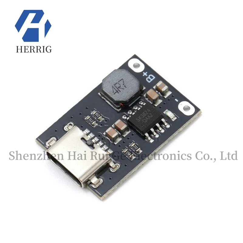 

Single string 3.6V3.2V lithium iron phosphate battery dedicated charging module 2.4A high current charging board Type-C port