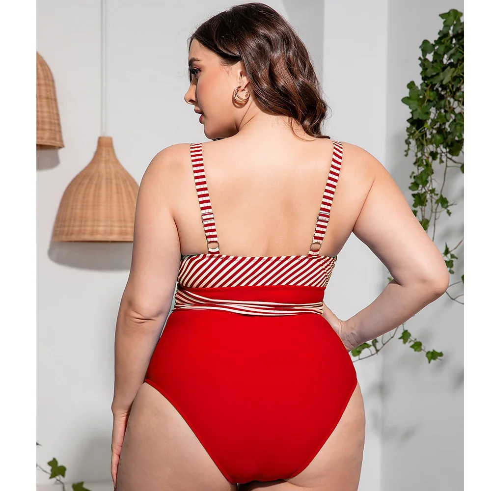 Women's oversized swimsuit, elegant bikini set, sexy swimsuit, chubby, one piece at a time