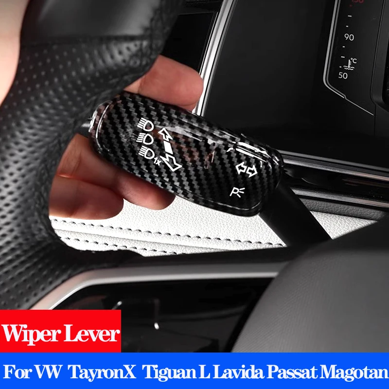 For VW Tayron X Tiguan L Lavida Passat Magotan Polo Golf 7 Golf 8 Jetta Car Steering Wheel Turn Signal Wiper Switch Lever Cover