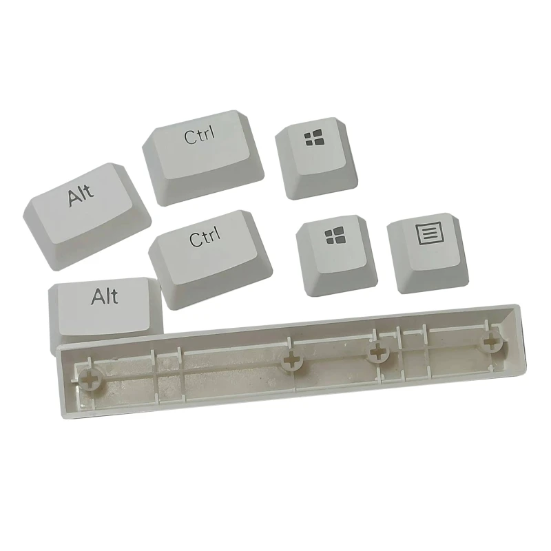OEM الشخصي PBT 6U الفضاء Keycap الخلفية Keycap ل Ra-zer BlackWidow هانتسمان الكرز MX لوحة المفاتيح الميكانيكية 8 مفاتيح
