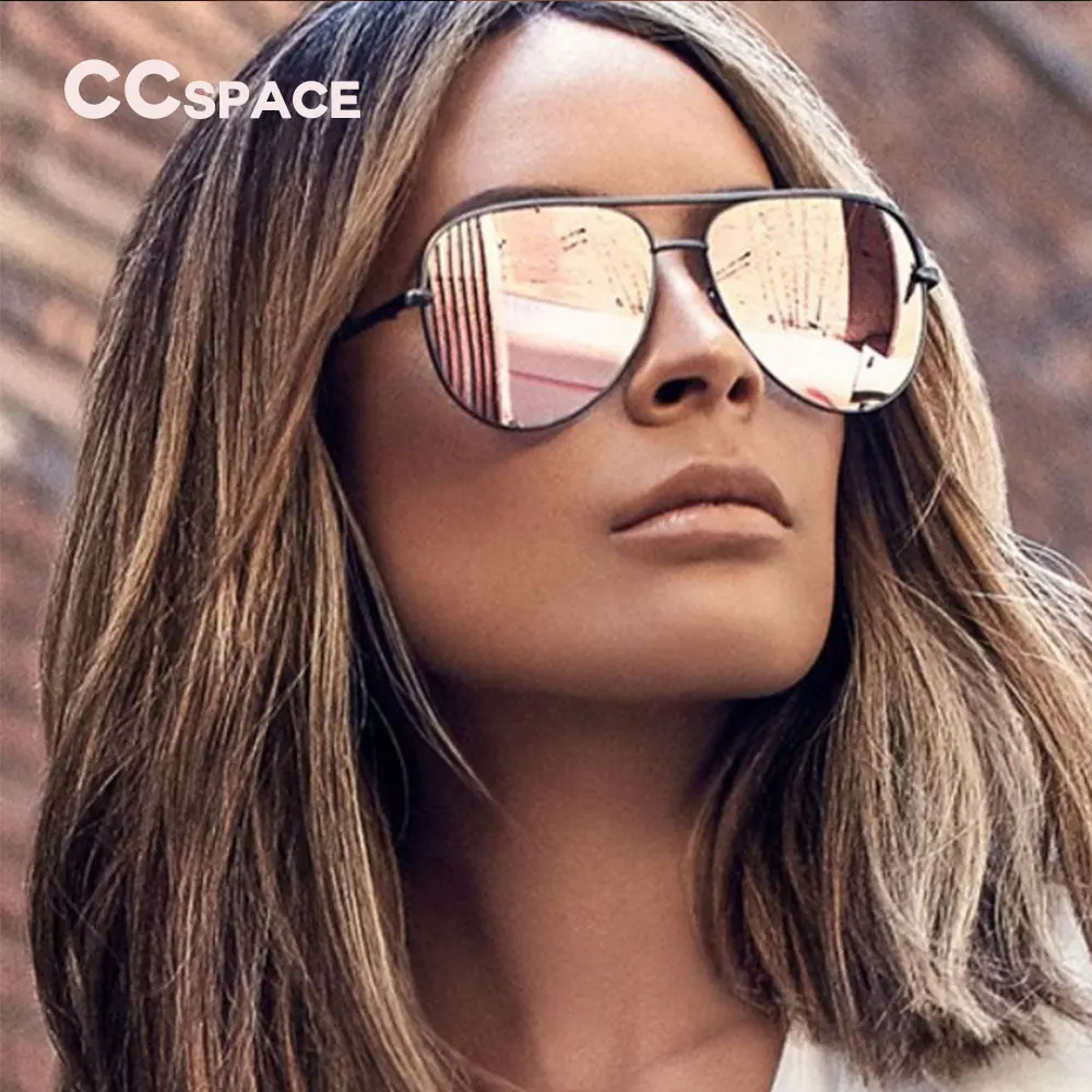 47726 XL pilot Sunglasses Oversized Australia Key Luxury Pilot Women Shades Vintage Brand Glasses Designer Female Oculos UV400