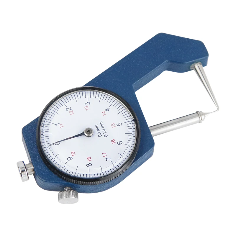 Imagem -04 - Disque Espessura Tester Gauge para Papel de Couro Alfaiate Espessura Medidor Ferramentas Instrumento de Medição Largura 01020 mm