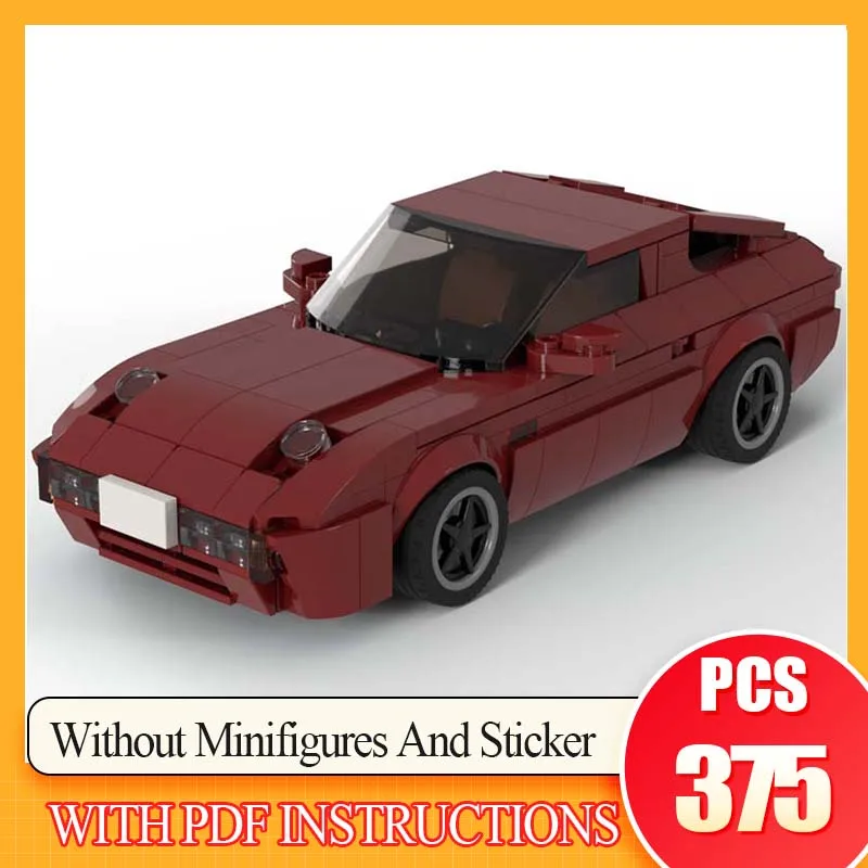 

375PCS MOC Pickup Famous Super Police Car Speed Racing Sports Vehicle Championships Technical Racer Building Blocks Brick Model