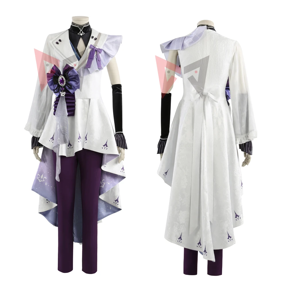 

Новый Nu Carnival Kyua ‌ Косплей Костюм Фиолетовый Стиль Комплект Рубашка Брюки Пальто Для Игровой Вечеринки Хэллоуин На Заказ