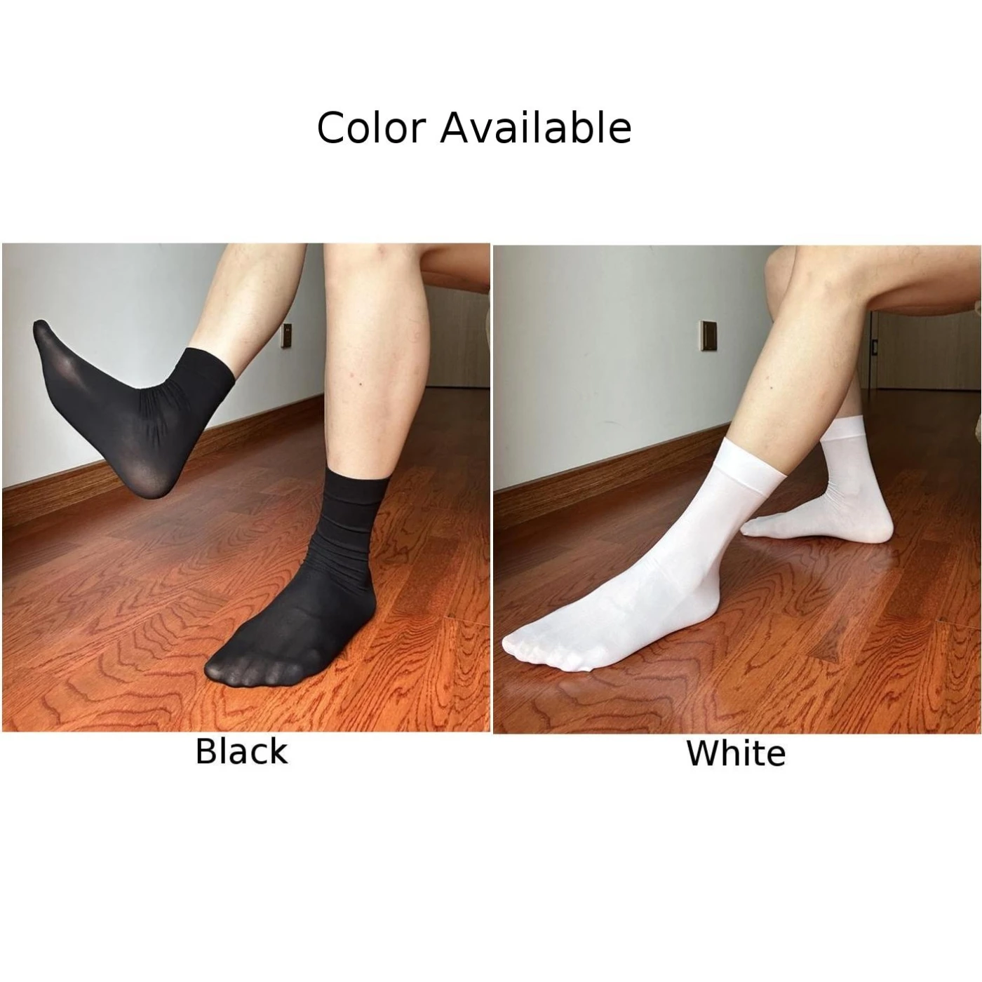 Czarne nylonowe skarpety męskie typu slipper, rozmiar 29-31 cm, męskie skarpety oddychające, krótkie skarpety, modne skarpety tubowe.