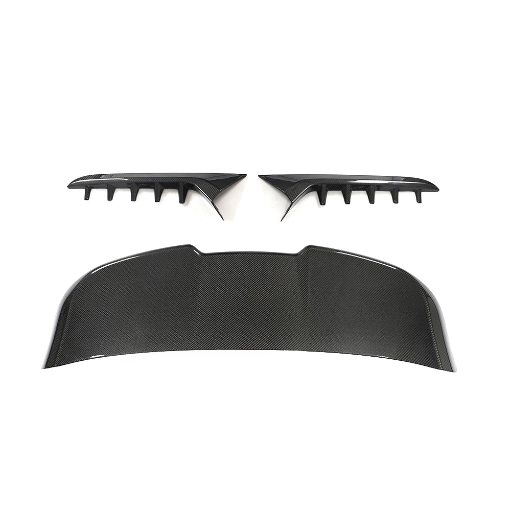 

19-23 Dry Carbon Fiber Rear Spoiler for Audis RS6 Avant Wagon 4-Door Rear Top Spoilers