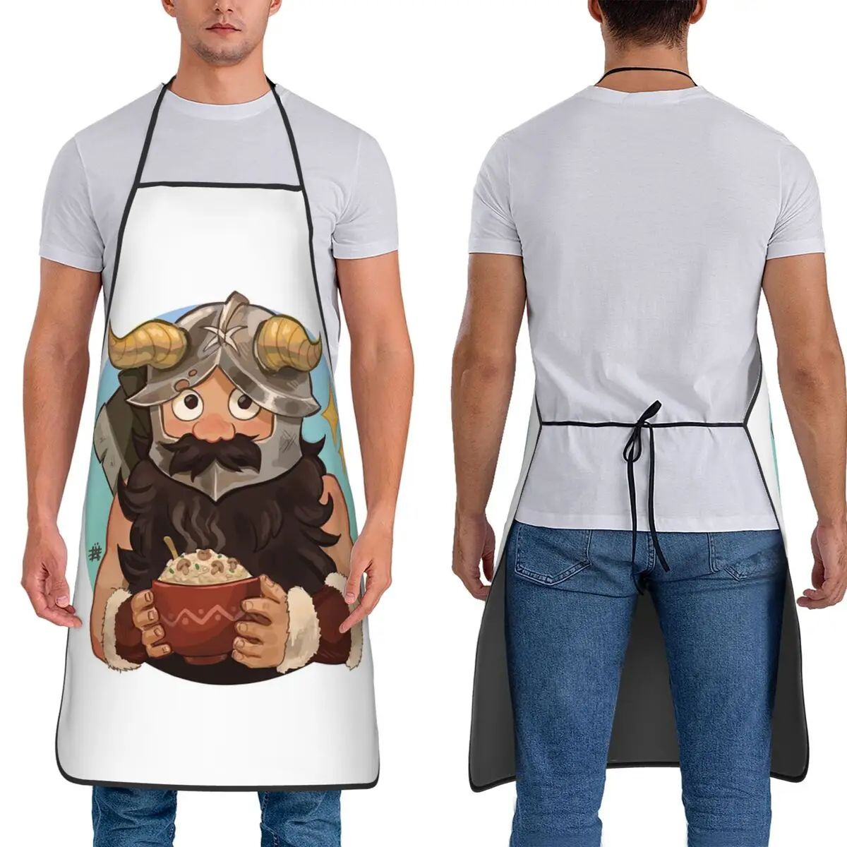 Senshi Just Made You A Risotto Delicious In Dungeon Aprons Chef Baking Tablier Bib Kitchen Cleaning Pinafore for Women Men
