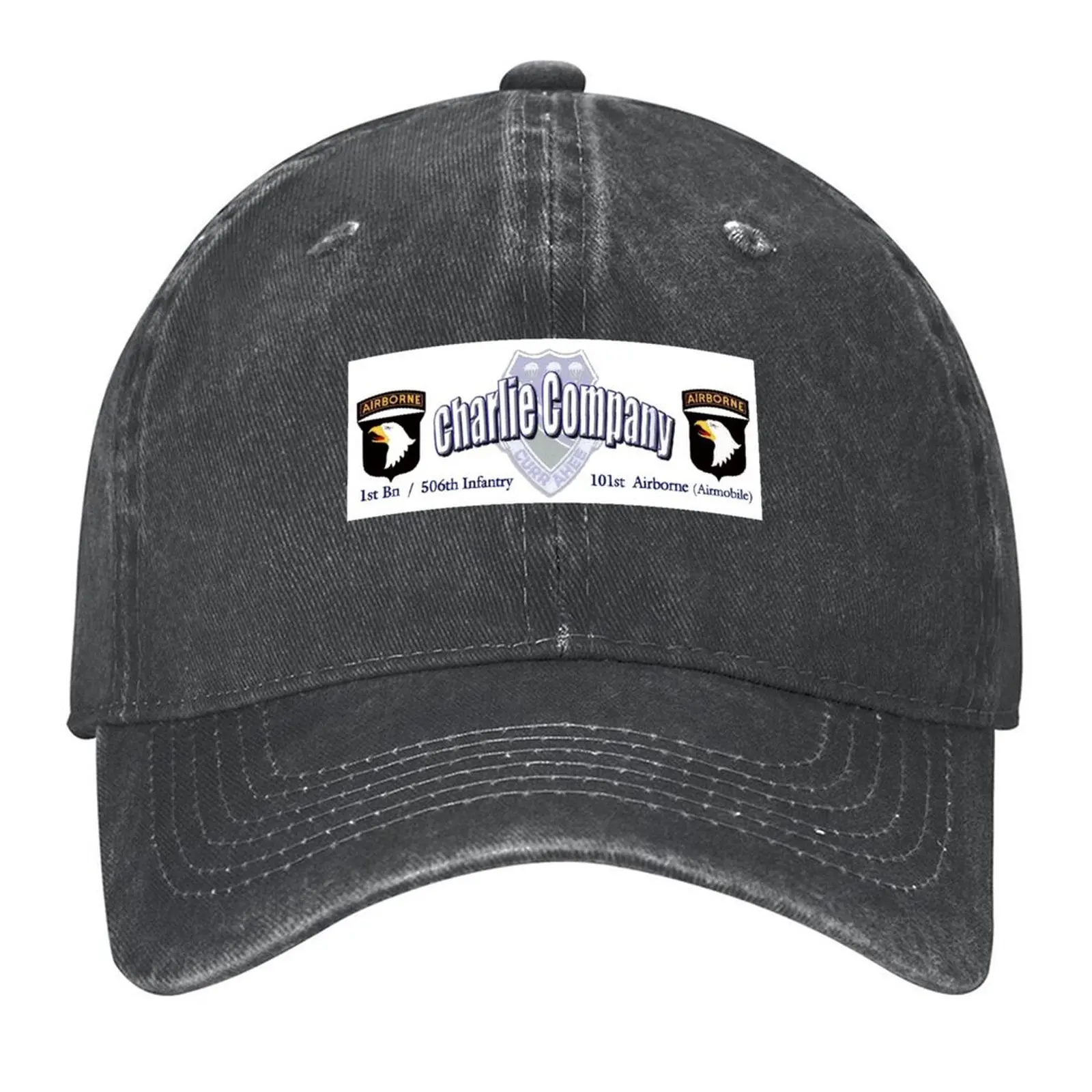 

Currahee - Charlie Company - 1st Bn / 506th Infantry-101st Airborne (Airmobile) Baseball Cap Horse Hat Men's Hats Women's