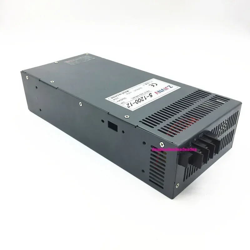 1000W High Power S-1200W/1500/2000 DC Mingwei 24V12V36V48V Industrial Switching Power Supply