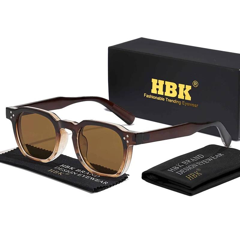 HBK Fashion Square männer Sonnenbrille Männer Punk Vielseitige Sonnenbrille Retro Reise Outdoor Radfahren UV400 Lunette De Soleil Homme