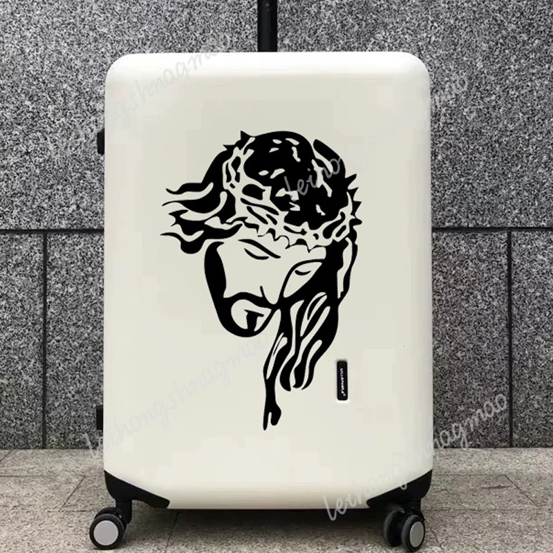 Whl #   يسوع المسيح الله نمط سيارة ملصق الديكور سيارة دراجة نارية كمبيوتر محمول غطاء الخدش ملصق فينيل مقاوم للماء واقية من الشمس