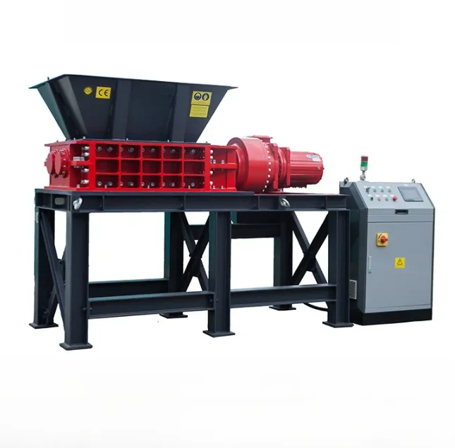 Mini Metal Shredder Small Heavy Double Shaft Industrial Scrap Can Iron Aluminum Car Steel Crusher Crushing Shredding Machine